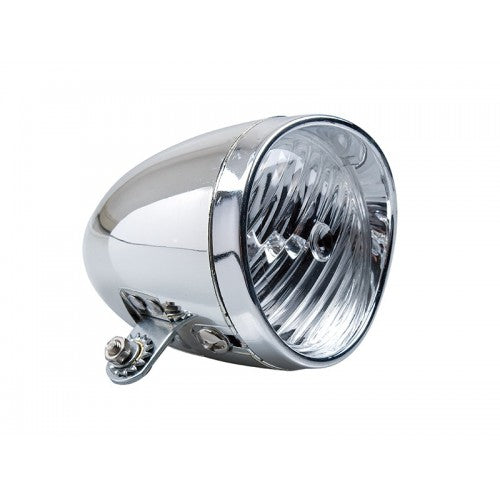 Amk koplamp chroom led 4 lux batterij uit bulk