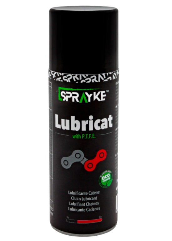 Sprayke p.t.f.e. fietsketting smeermiddel spray 200ml