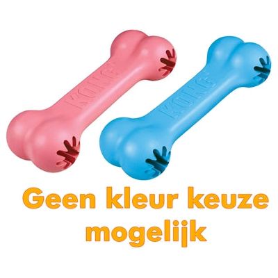 Kong puppy goodie bone roze of blauw assorti