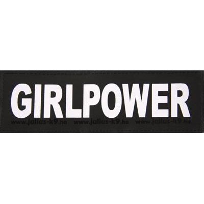 Julius k9 labels voor power-harnas tuig girlpower