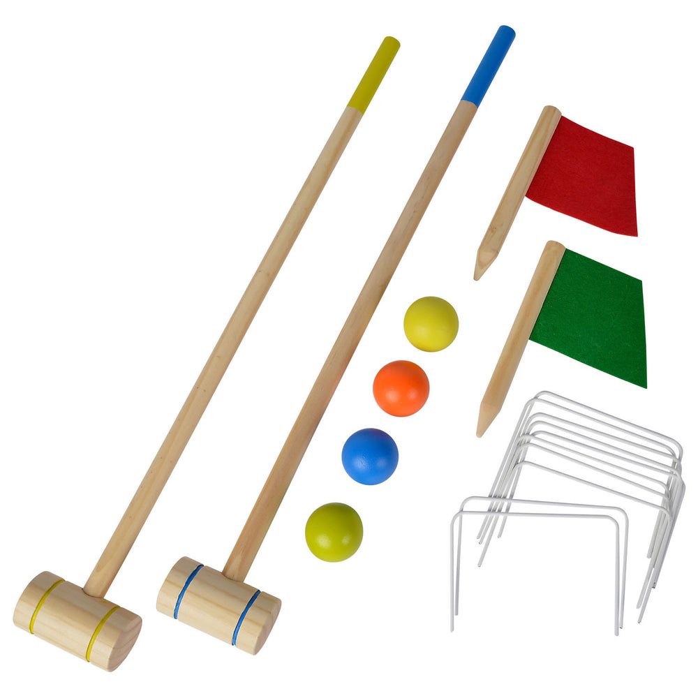 Eichhorn Outdoor Houten Croquet Spel 18dlg.
