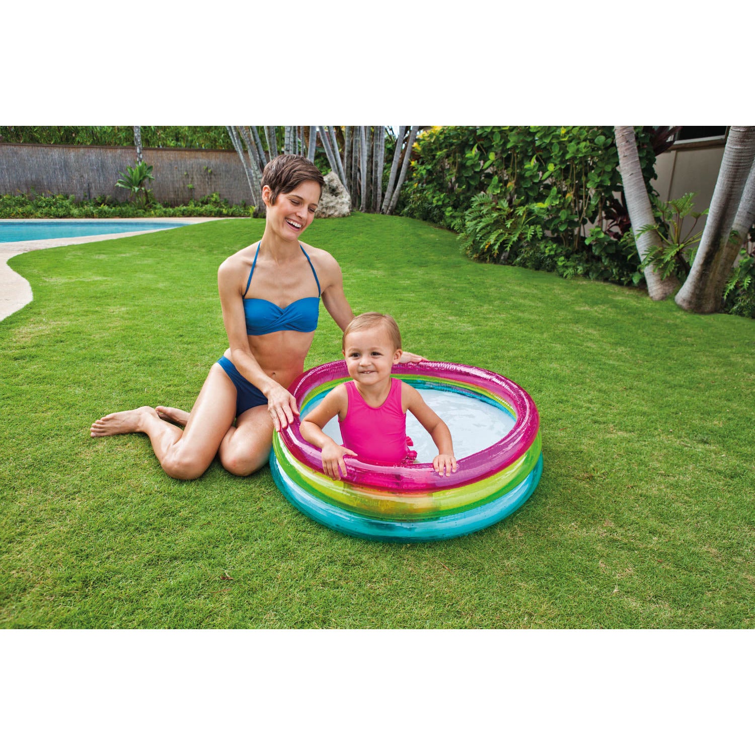 Intex Regenboogzwembad (86x25cm)