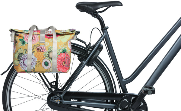 Basil Bloom Field MIK fietshandtas Geel, compact en duurzaam 8-11L