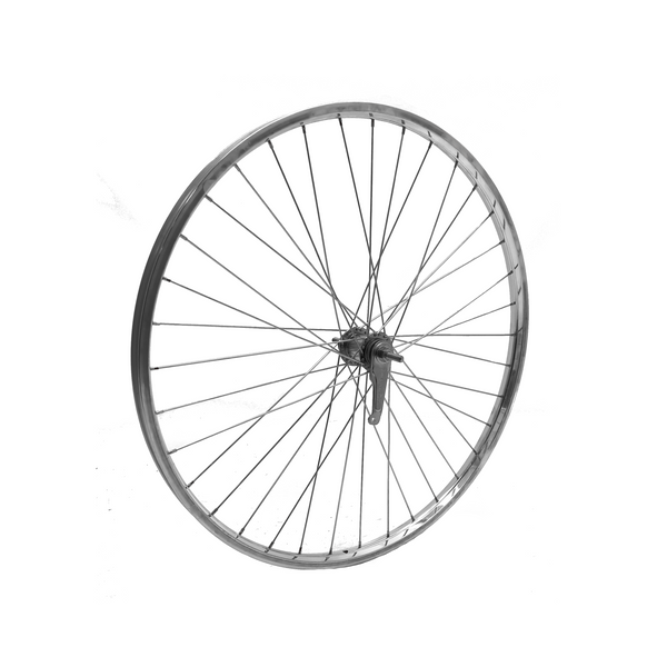 Shimano rear wheel 28x1 5/8x1 3/8 coaster brake hub, Westwood high polished, 13g spoke