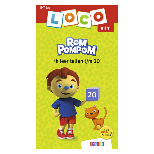 Mini Loco Rompompom - ik leer tellen t m 20
