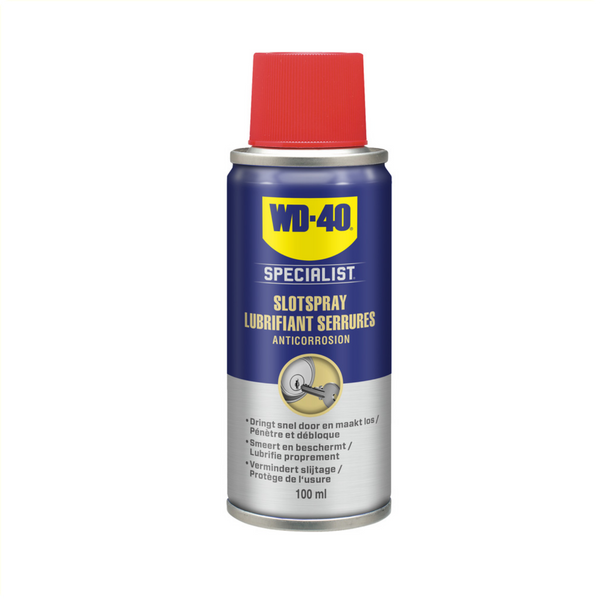 WD40 Slotspray Specialist 100 ml zwart geel