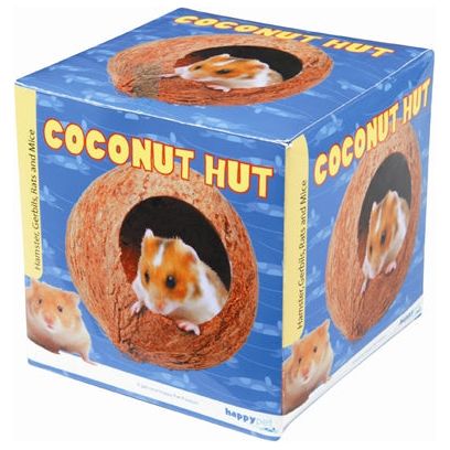 Happy pet coconut hut