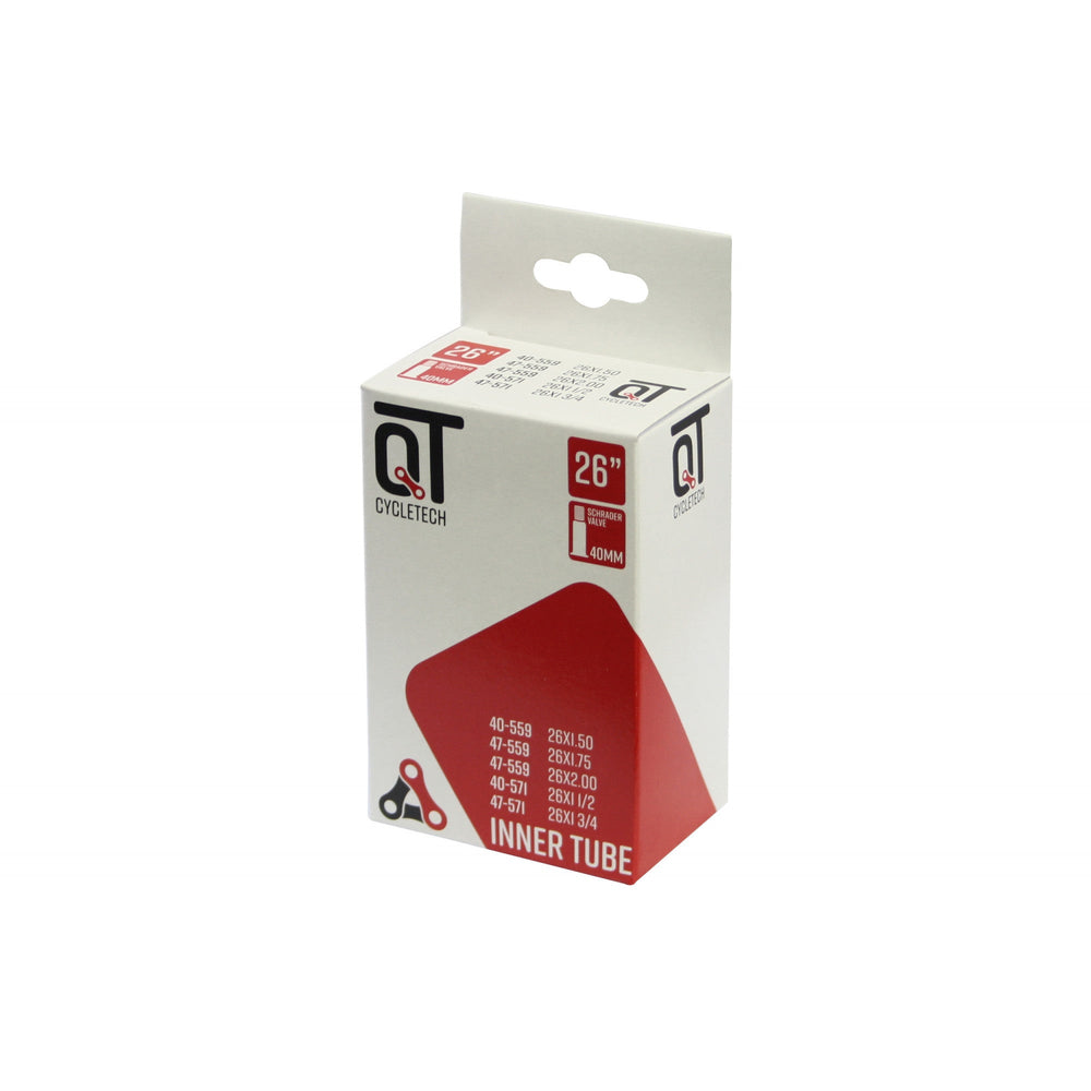 Qt chambre à air av13 26 pouces 47 62-559 26x1,75 av 40 mm 2217375