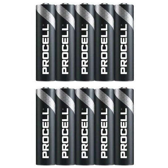 Piles Duracell Procell AAA alcalines, 10 pièces (emballage atelier)