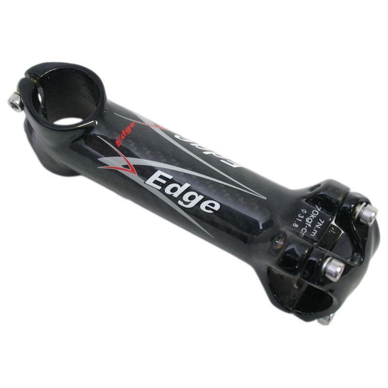 A-head stuurpen Edge Carbon met aluminium 28,6 130 31,8 mm - zwart