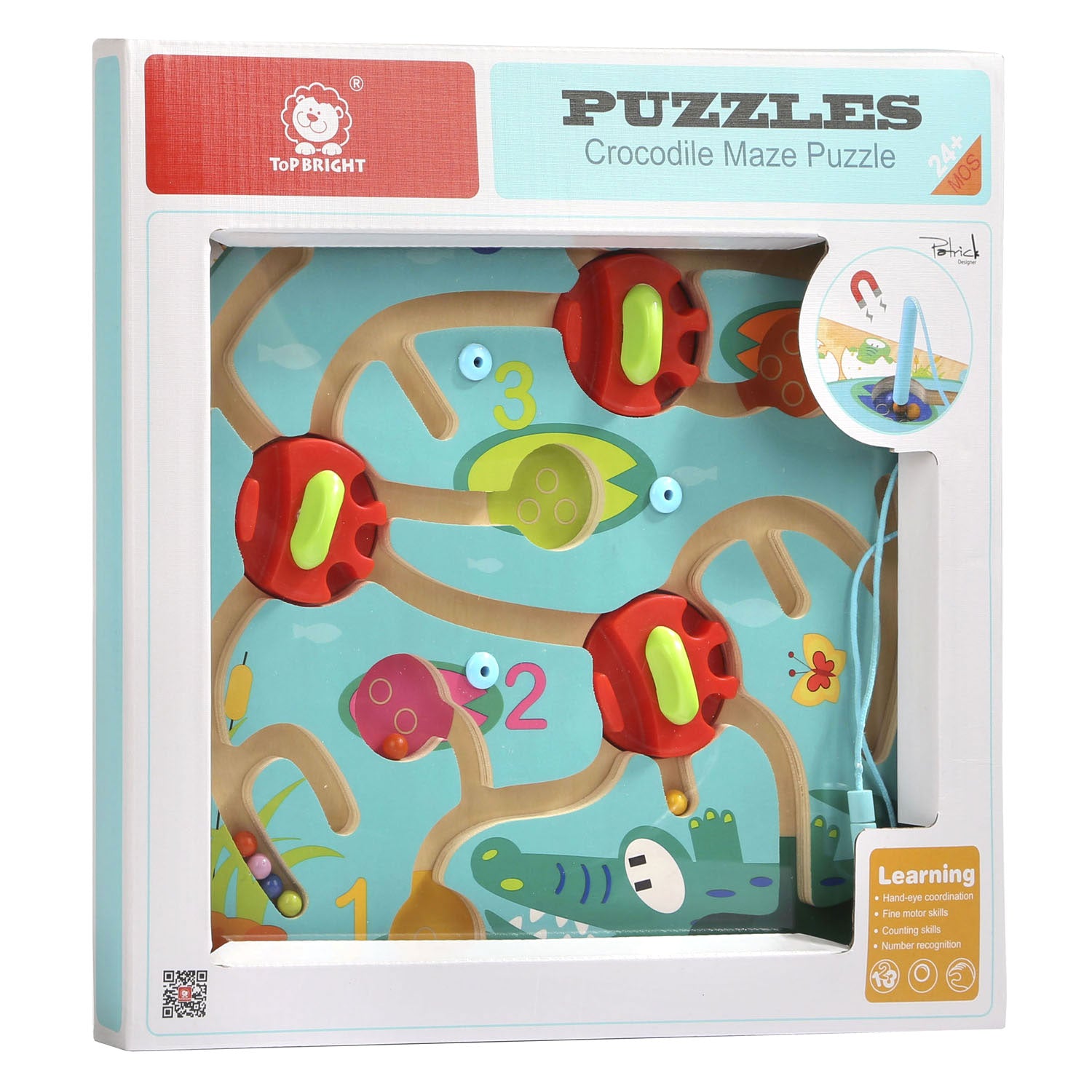 Magneetspel Krokodil