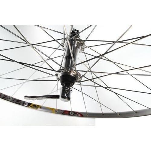 Roue avant 28 race alu silver panne