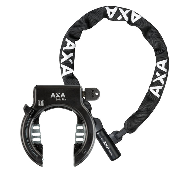 AXA lock duo solid plus retr + linq city 100 - 1 key operation