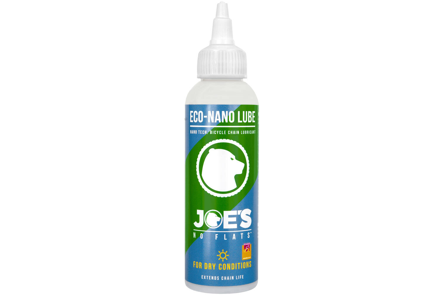 Joe's no flats - eco nano lubrifiant 125 ml (flacon compte-gouttes) pour conditions sèches