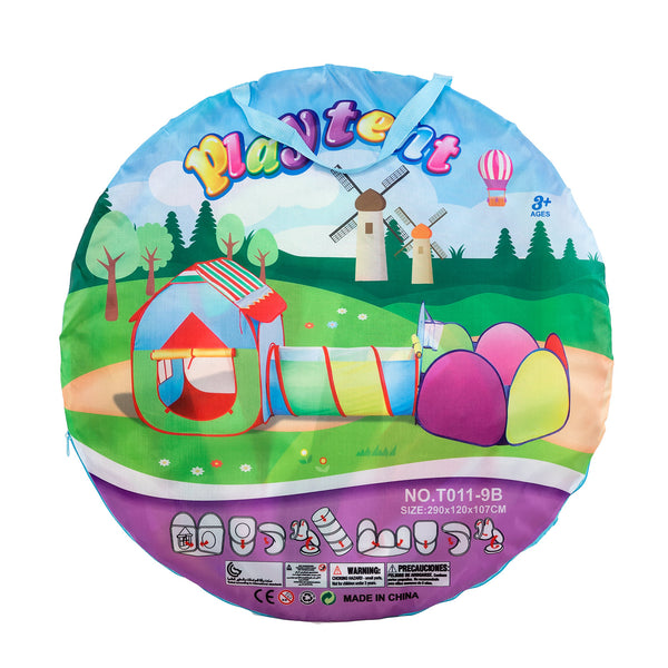 Speeltent met tunnel