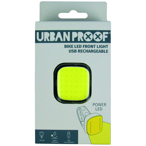 UrbanProof High power koplamp geel USB
