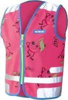 Wowow reflectievest kinderstrip veggie maat l roze
