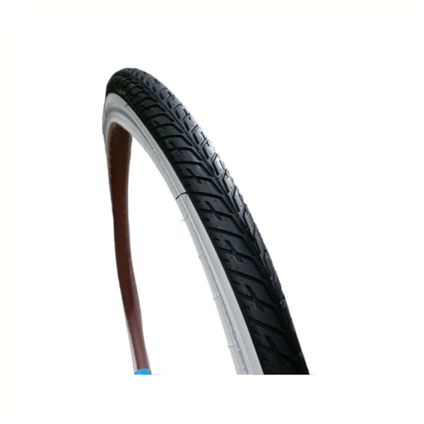 Deli pneu pneu 28x1.75 47-622 réflexion brise noir et blanc