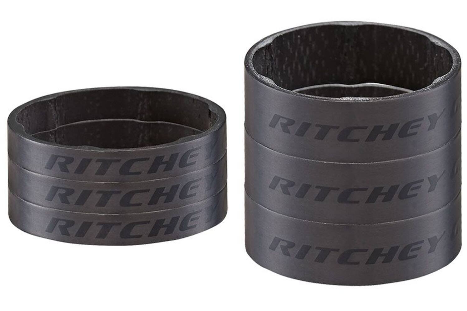 Ritchey - wcs afstandsset carbon ud mat 3x5mm + 3x10mm