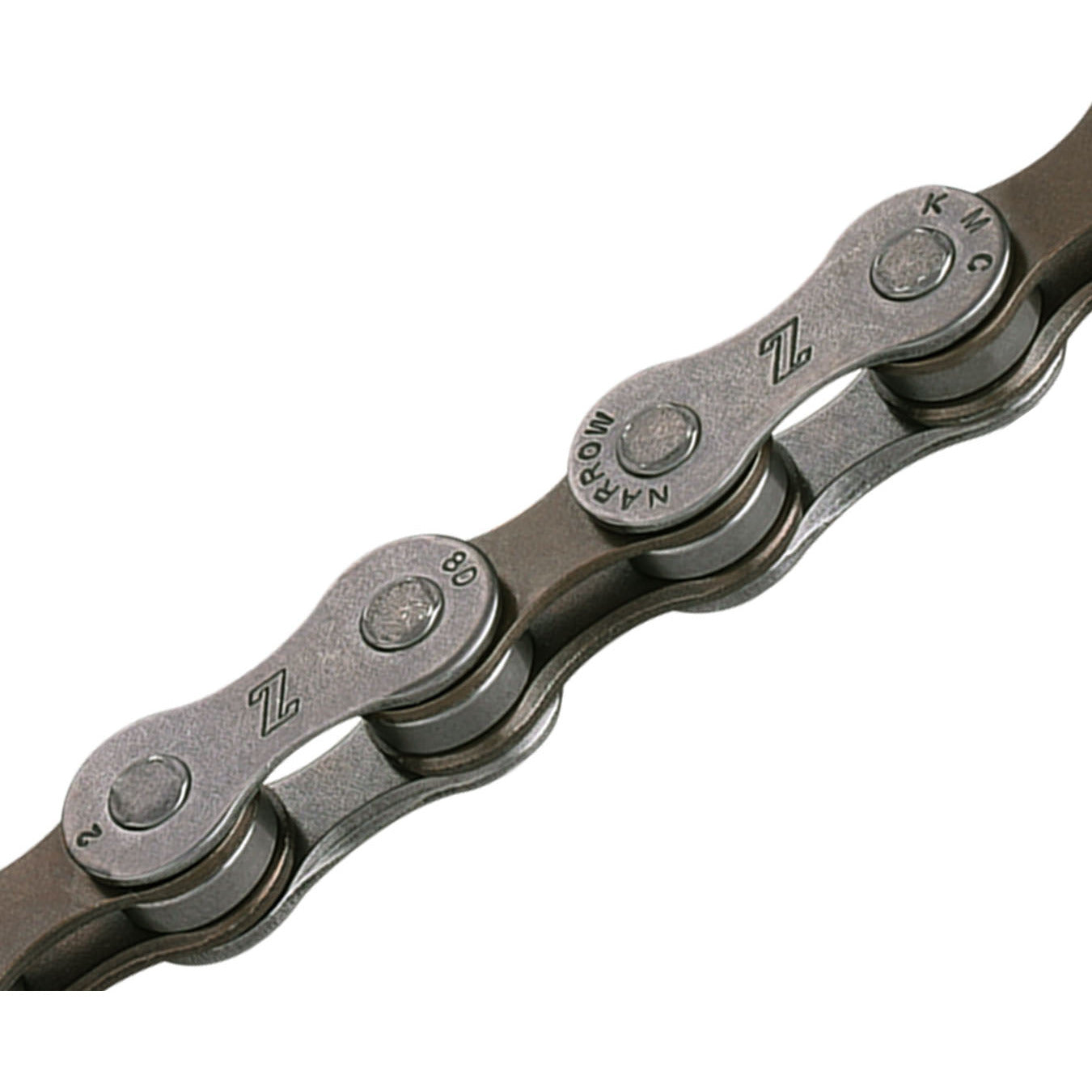 Km c z7 fietsketting 7-8 speed 1 2x3 32 116 schakels grijs bruin
