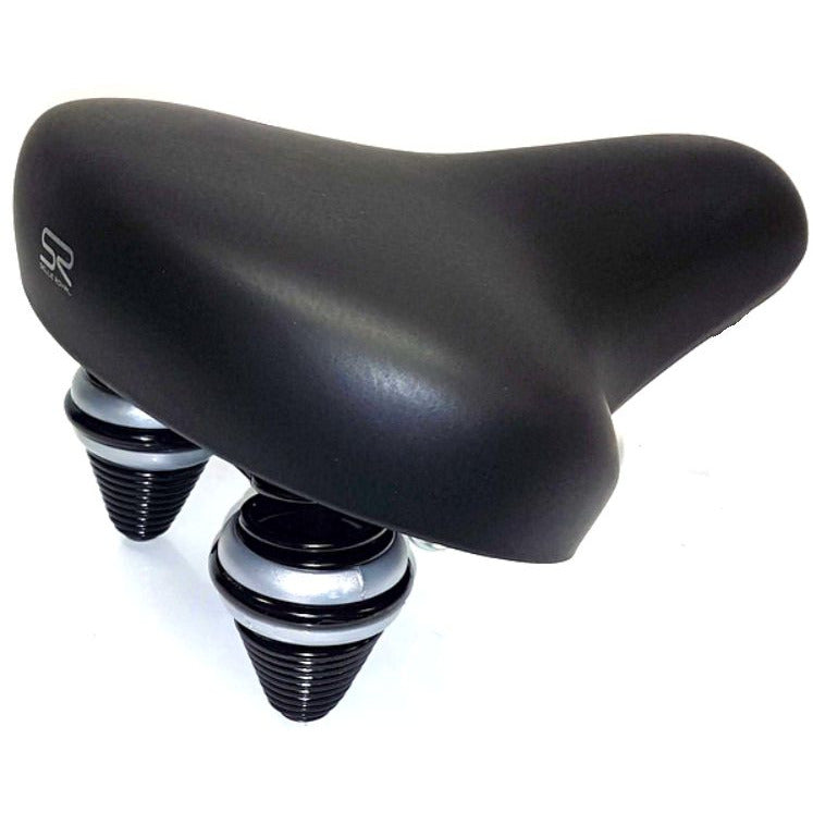 Royal selle 8965 zadel zwart met drifterveren en strop zwart bulk