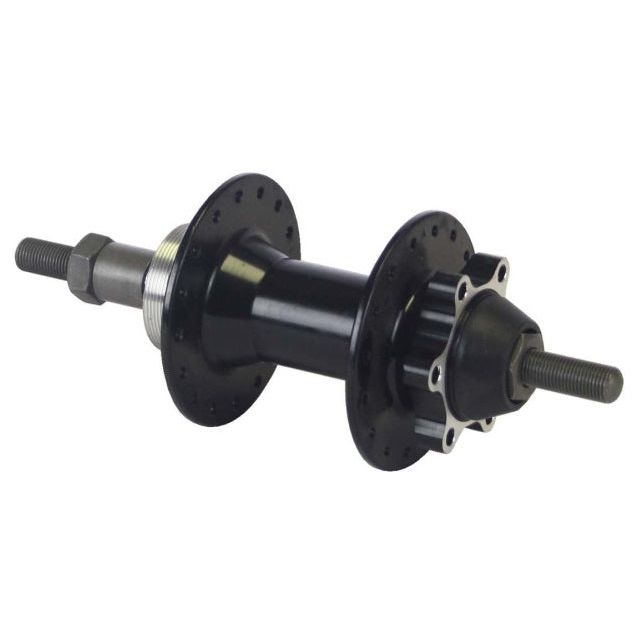 Dwo achternaaf schijf 6-bout vast als vrijloop zwart