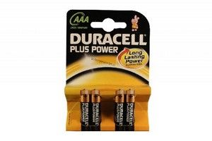 Batterij Duracell Plus Power Aaa (P4)