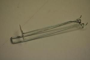 Simson Dubbele Blisterhaak 30 Cm Met Prijschild