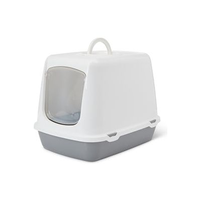 Savic kattenbak oscar grijs wit