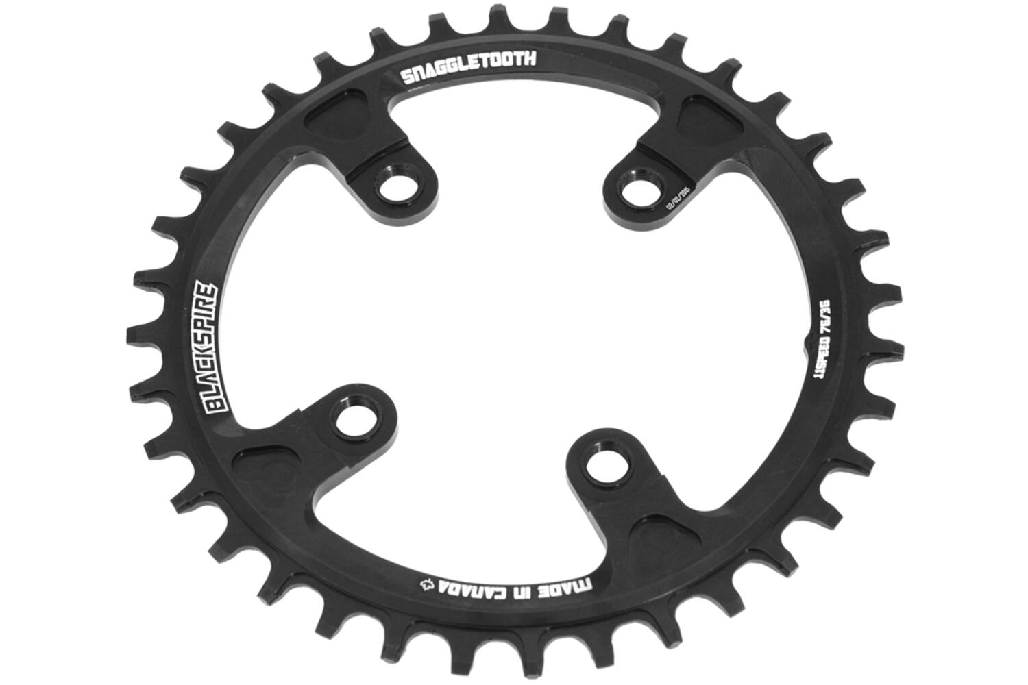 Blackspire - kettingblad snaggletooth sram 76 36