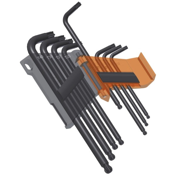 Beta stiftsleutelset 8-delig torx haaks