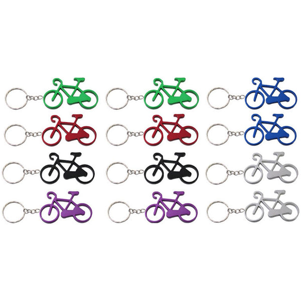 Porte-clés vélo en aluminium (12 pièces)