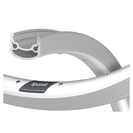 Ryde velg spoetnik r 28 inch (622) cnc 36 gaats zilver