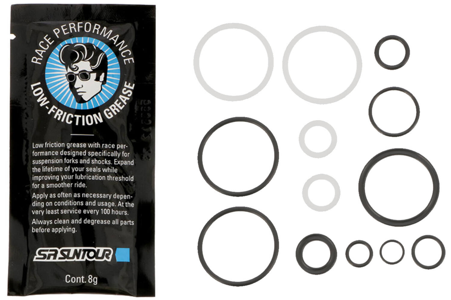 Sr suntour - service kit lucht afdichting voor sf20 axion werx elite fka119