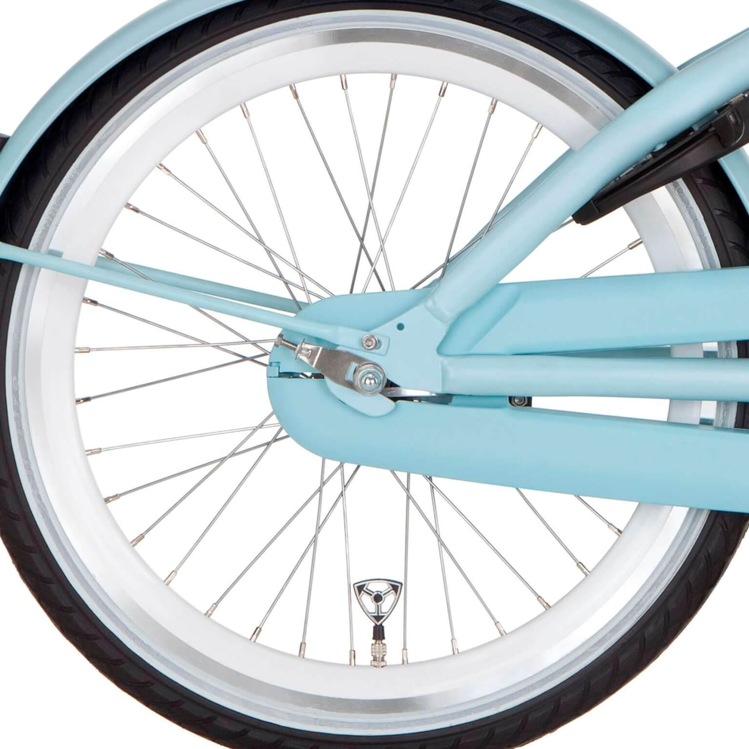 Alpina Achterwiel 22 remnaaf J19DB helder wit zink spk