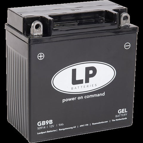 Batterie au gel Landport mg gb9b (yb9b) ao vespa lx v-click
