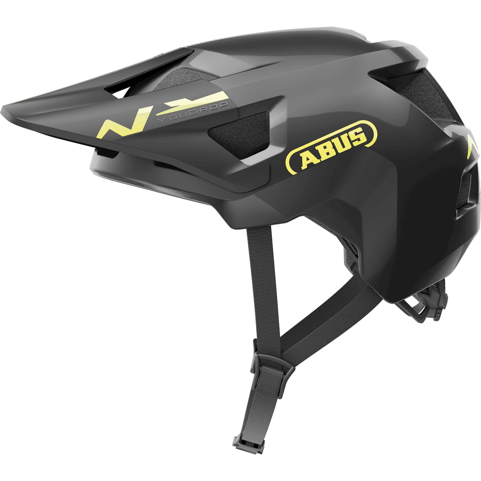 Abus Helm YouDrop fluweel Zwart S 48-55cm