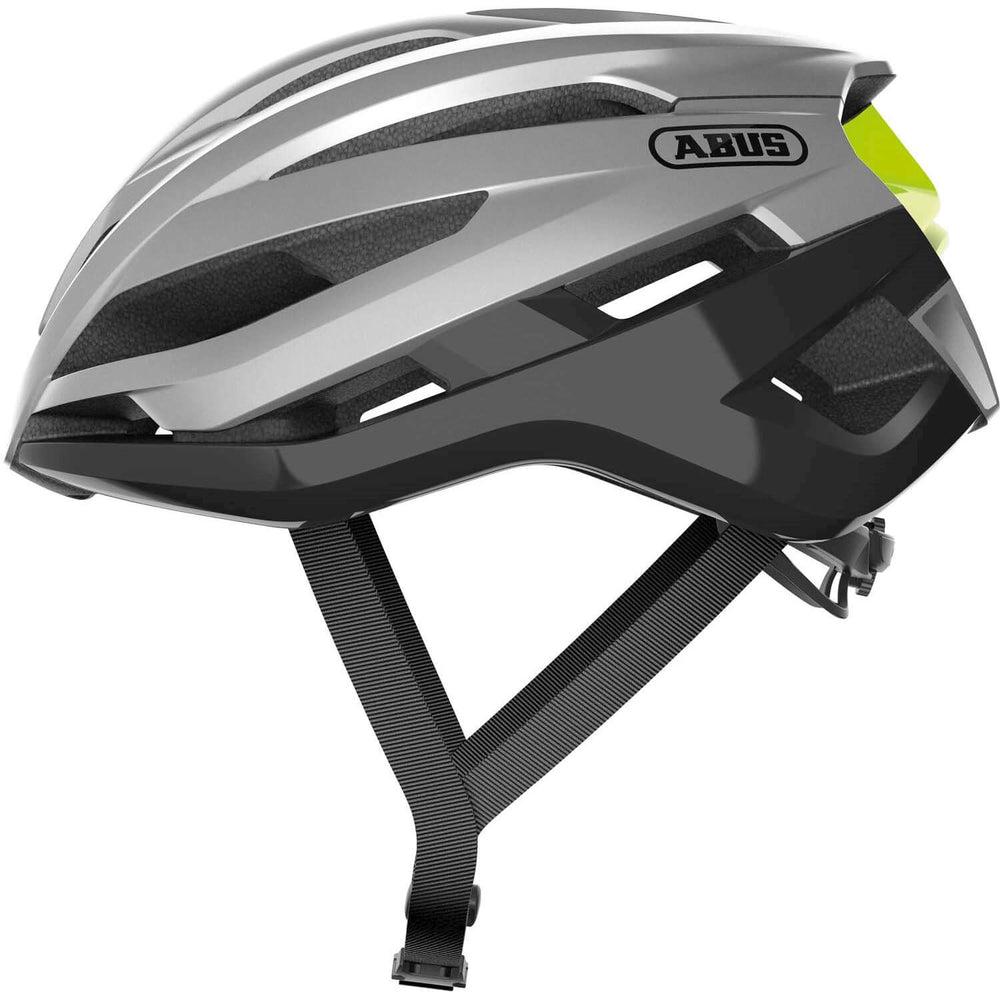 Abus Helm StGoudmChaser glans Zilver L 59-61cm