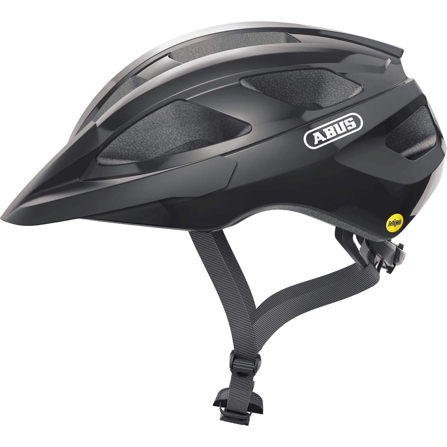 Abus Helm MacatGoud MIPS glanzend Zwart S 51-55cm