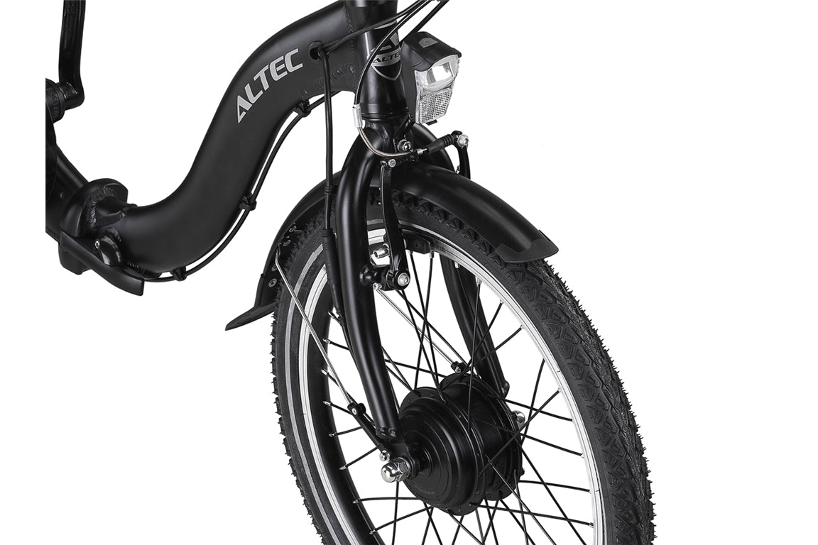 Altec Comfort E-bike Vouwfiets 20 inch 7-spd. 518Wh Mat Zwart - M129 - 40Nm