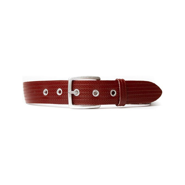 Bendl Red Fire Hose Belt Silver 4x85 cm