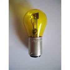 Ampoule Duplo 6v 15 15w bax15d jaune
