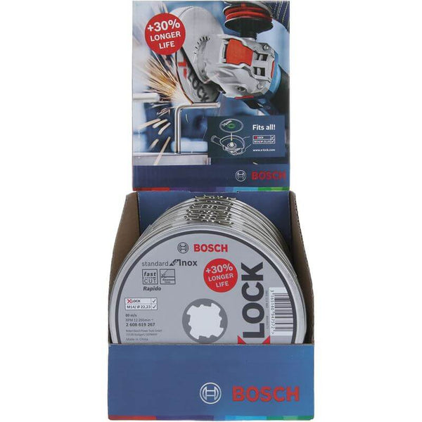Bosch Prof doorslijpschijf in blik recht Inox RVS 125 mm(10)