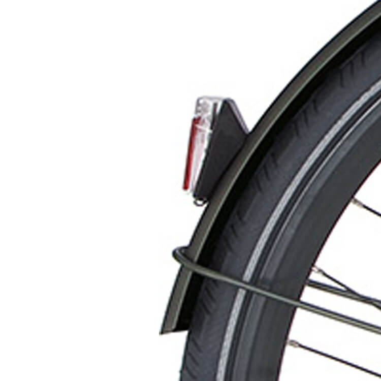 Cortina Spatbord achter 28 Speed ​​mat titanisch groen