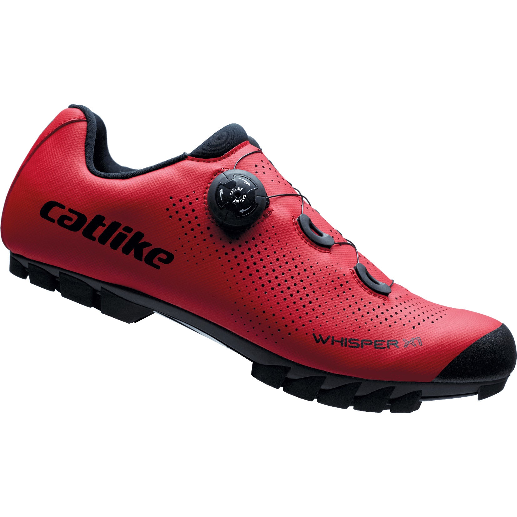 Buzaglo catlike mtb schoenen fluister x1 mtb nylon maat 41 rood