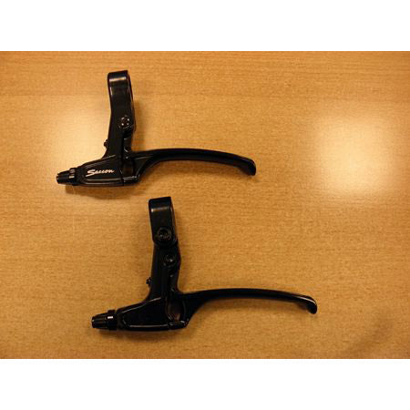 Jeu de leviers de frein Saccon V-brake - 3 doigts - noir