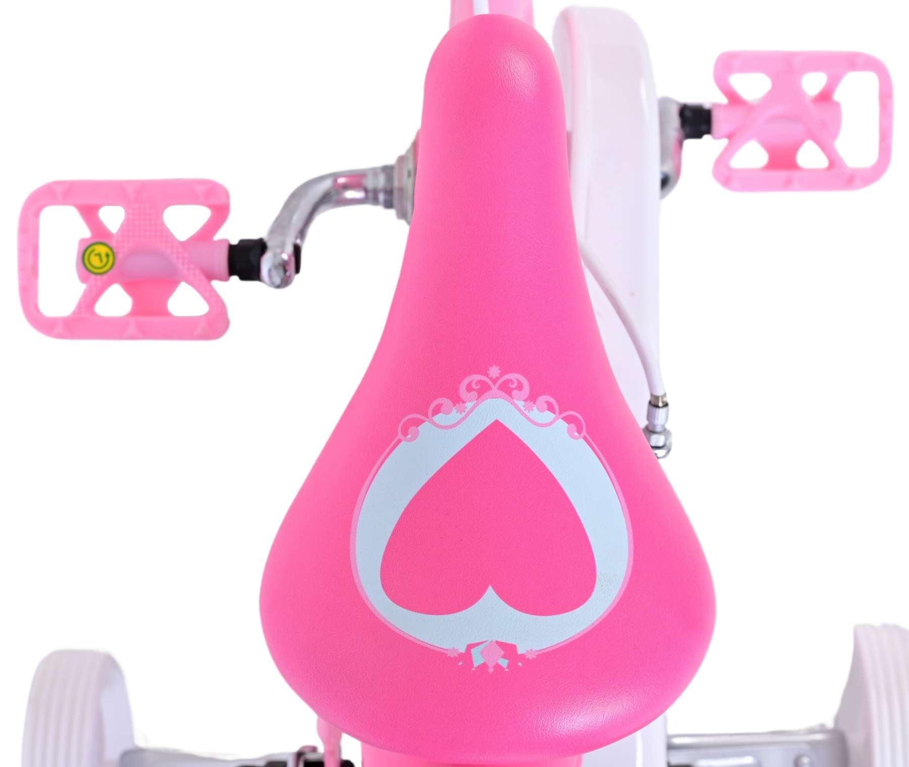 Disney Princess Kinderfiets Meisjes 12 inch Roze Twee Handremmen