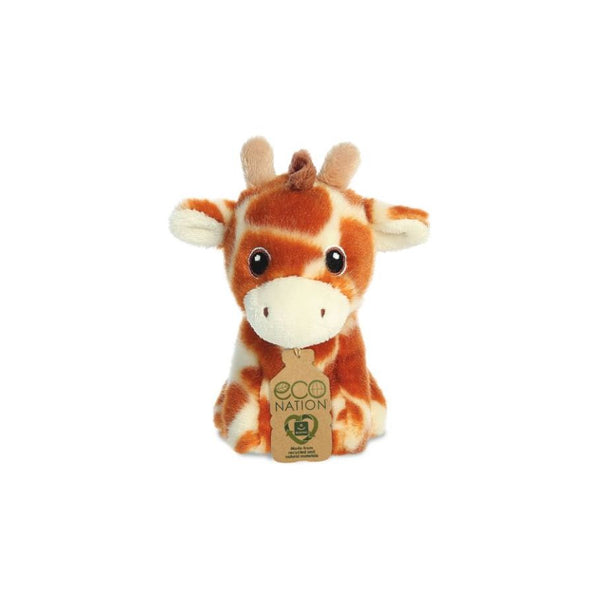 Eco Nation Pluchen Knuffel Mini Giraffe 13 cm