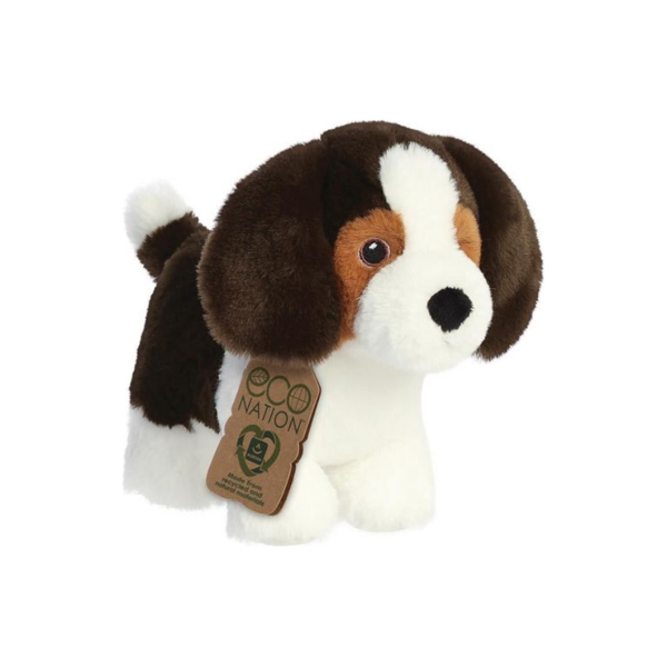 Eco Nation Pluchen Knuffel Beagle 20 cm