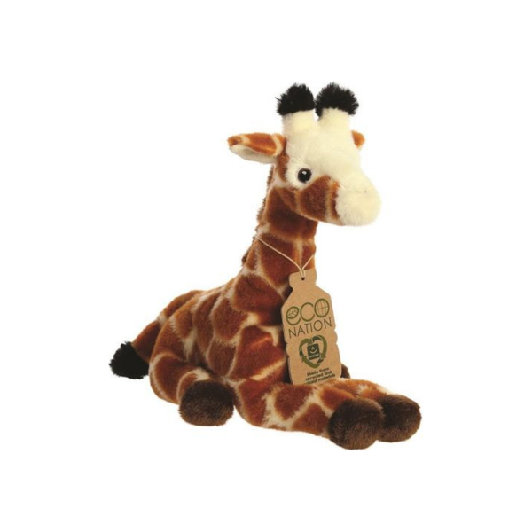 Eco Nation Pluchen Knuffel Giraf 26 cm